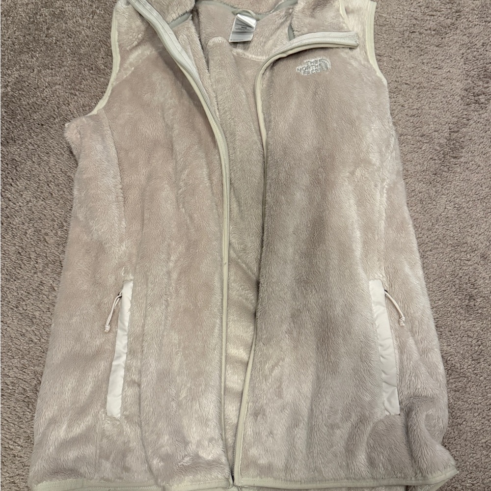 The North Face Women's Light Tan Fleece Vest
